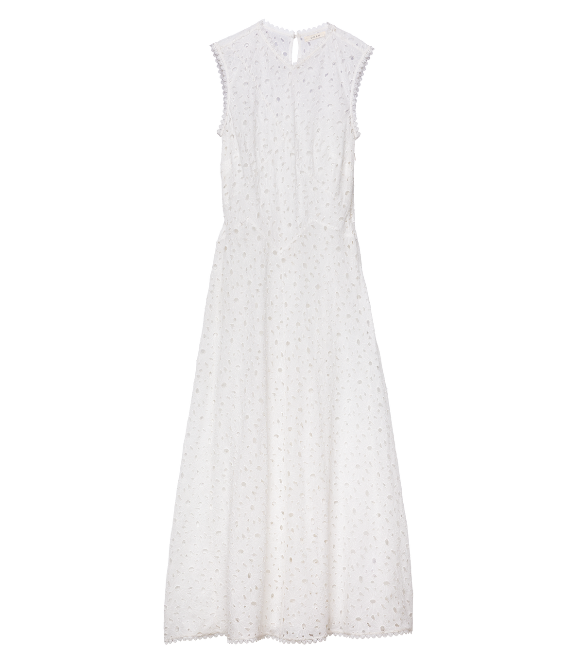 Adelana Floral Cutwork Dress in Organic Cotton – Salt