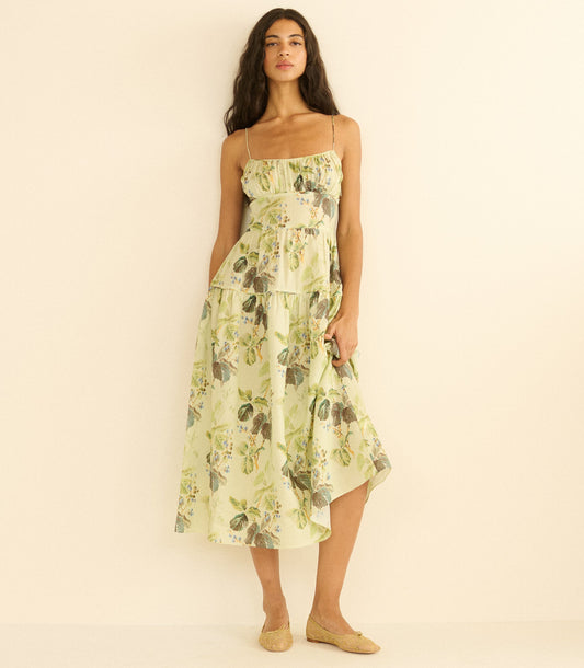 Benoit Tiered Ramie Dress – Floraison de Mûres